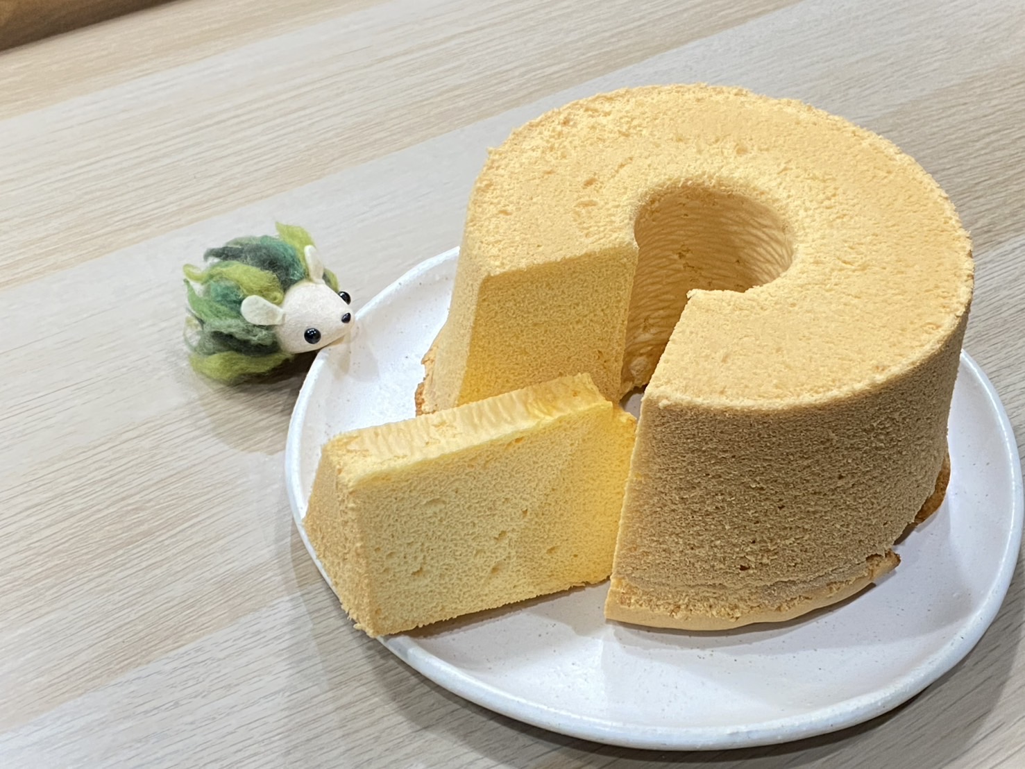 雪ほたかの米粉を使ったシフォン